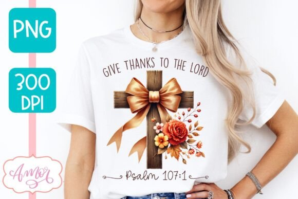 Christian Fall Shirt Sublimation PNG and Print Templates