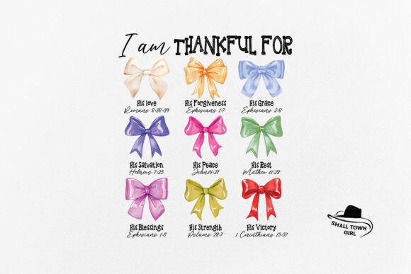 I Am Thankful for Fall Christian Png & Crafts