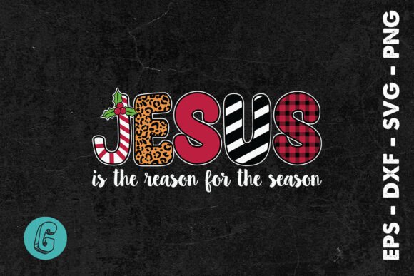 Jesus is Reason for Season SVG and Print Templates