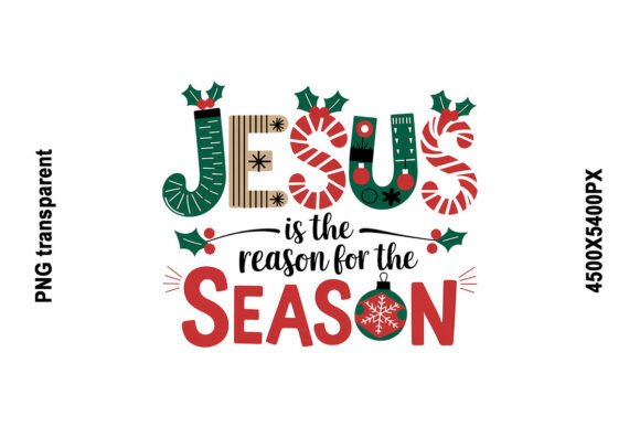 Jesus is the Reason for the Season Xmas PNG Crafts