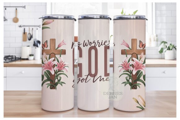 No Worries God Got Me Tumbler Wraps