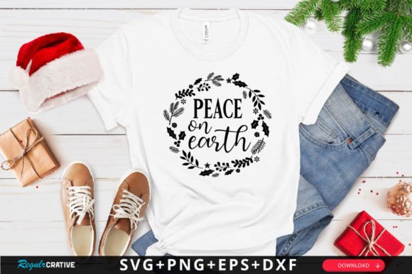 Peace on Earth SVG Design for Crafts