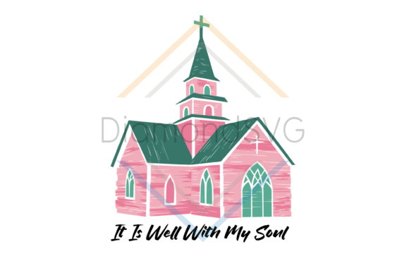 Retro It is Well with My Soul Christian & Social Media Templates
