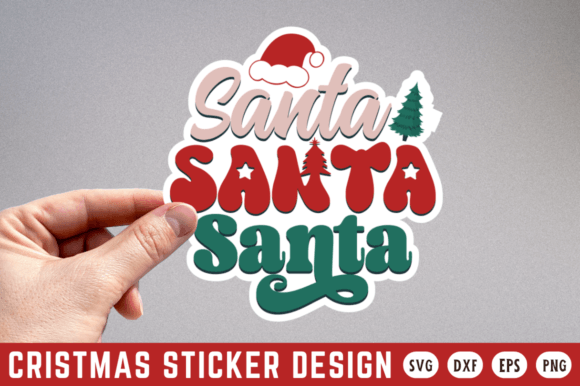 Santa SVG Design for Crafts