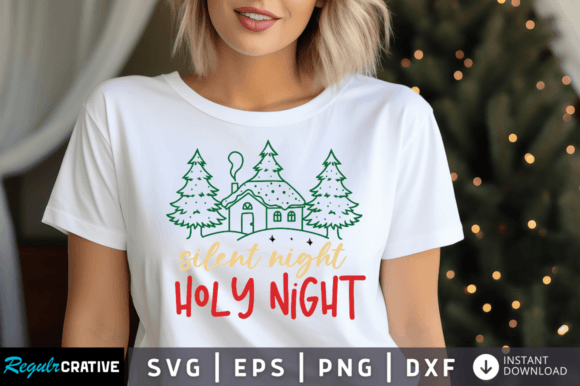 Silent Night Holy Night Svg Design Crafts