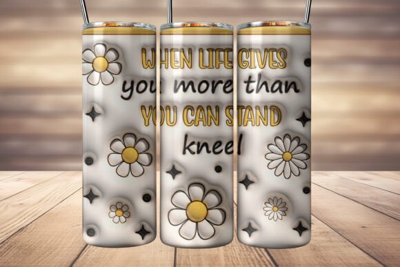 When Life Gives You More, 3d Christian Tumbler Wraps